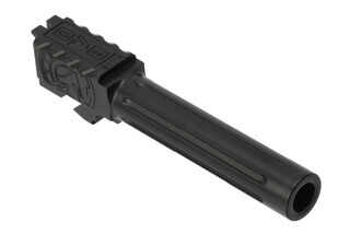 Battle Arms Development One:1 Glock 19 Fluted Barrel features a black Nitride finish